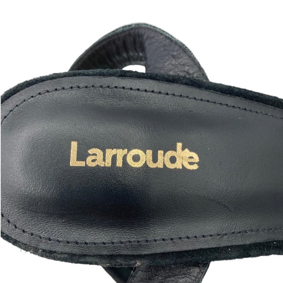 NWOB Larroudé Dolly Crystal Platform Ankle-Strap Sandals - Sz 9 - Picture 11 of 12